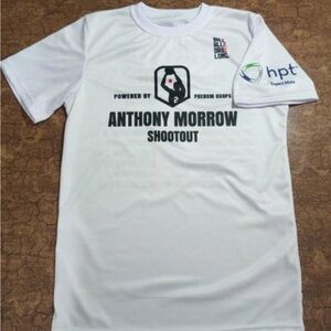 Men’s Phenom Hoops Anthony Murrow Shootout Tournament DriFit White Shirt Size XL